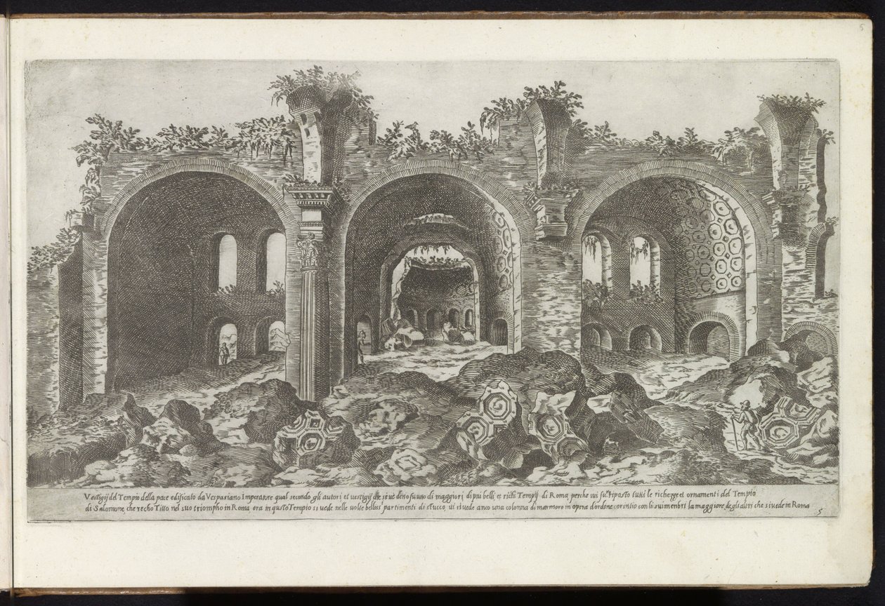 Rester av basilikaen Maxentius i Roma Gamle bygninger (serietittel) I vestigi dell