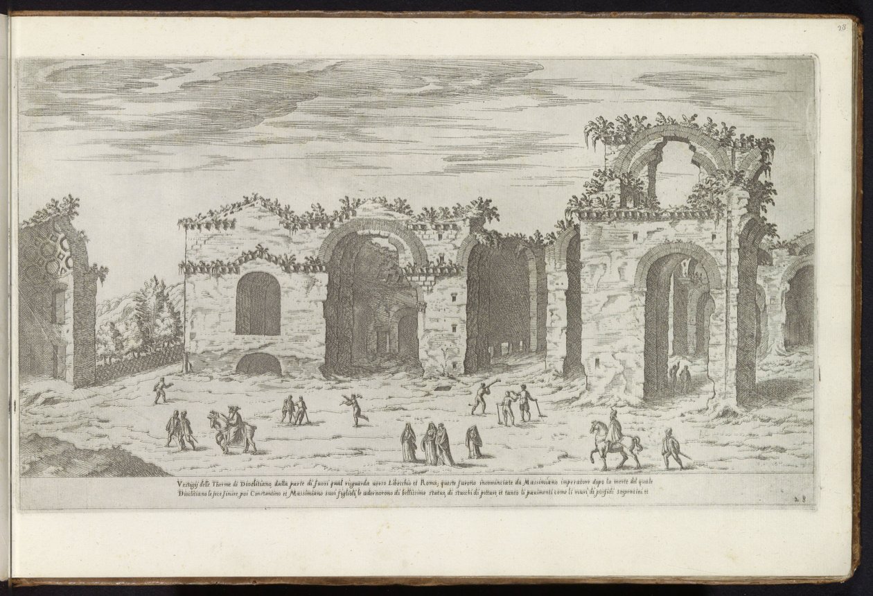 Diokletians bad i Roma Gamle bygninger (serietittel) I vestigi dell