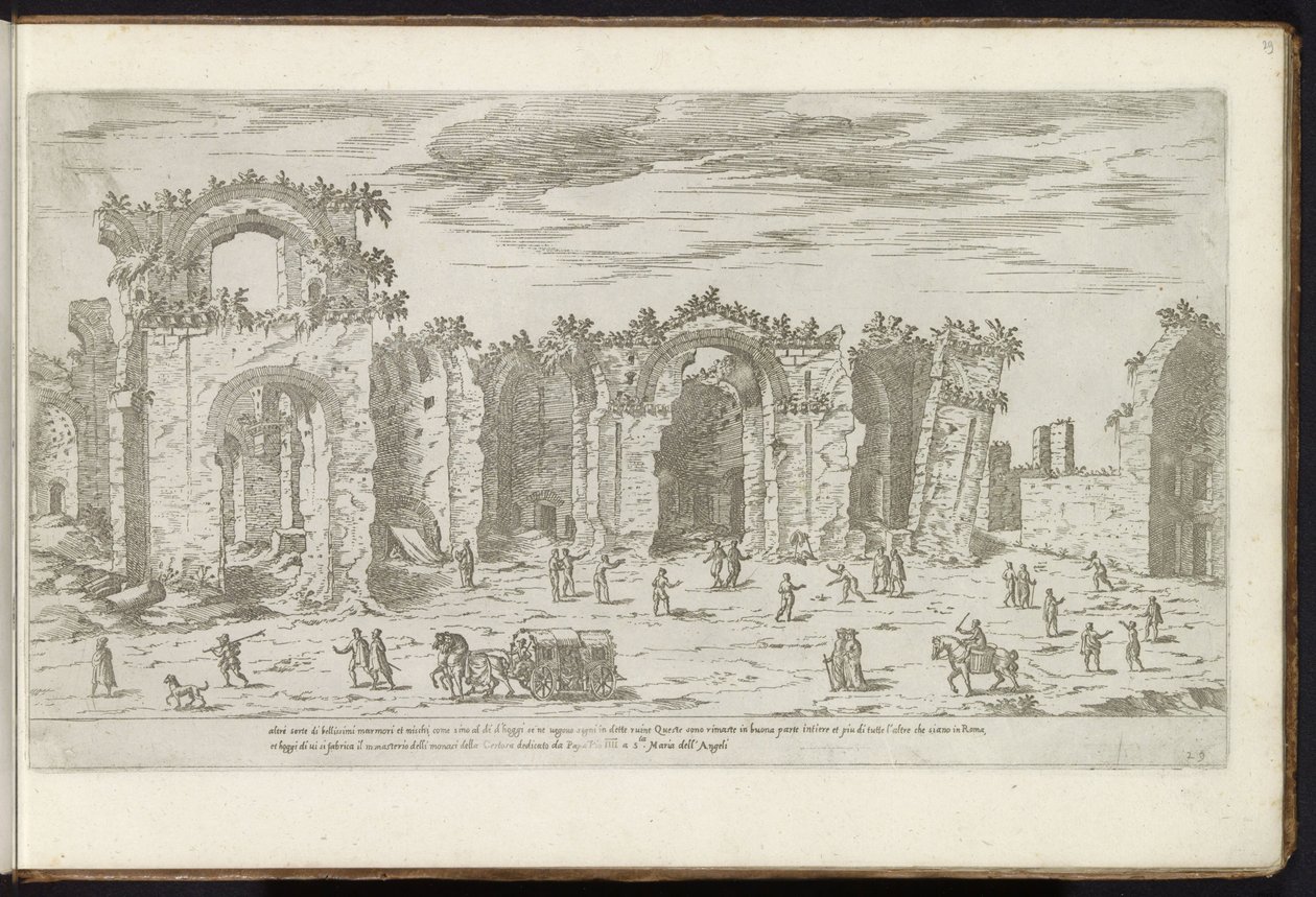 Diokletians bad i Roma Gamle bygninger (serietittel) I vestigi dell