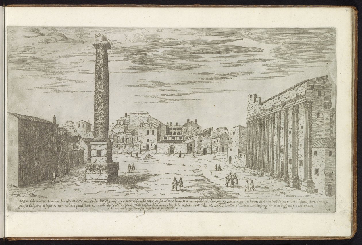Søyle av Antoninus Pius i Roma Gamle bygninger (serietittel) I vestigi dell