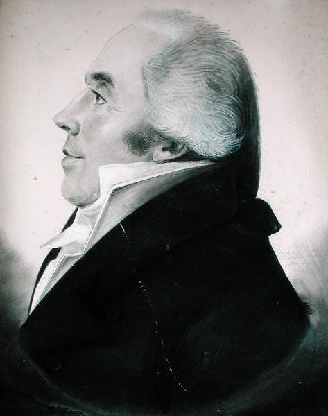 Portrett av nestleder Hattinghuais (pastell på papir) av Etienne Esperance Bouchardy