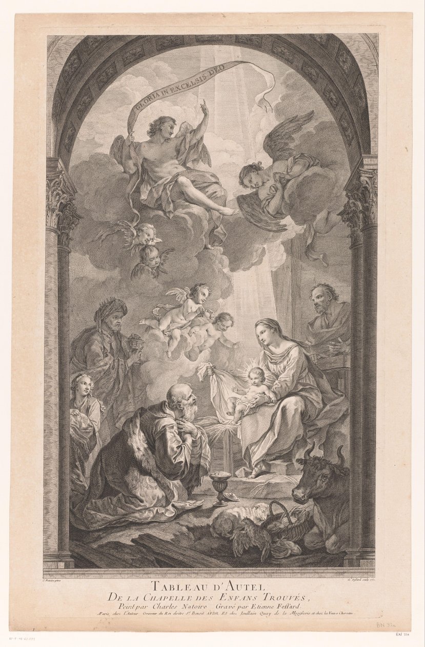Tilbedelse av kongene Tableau d