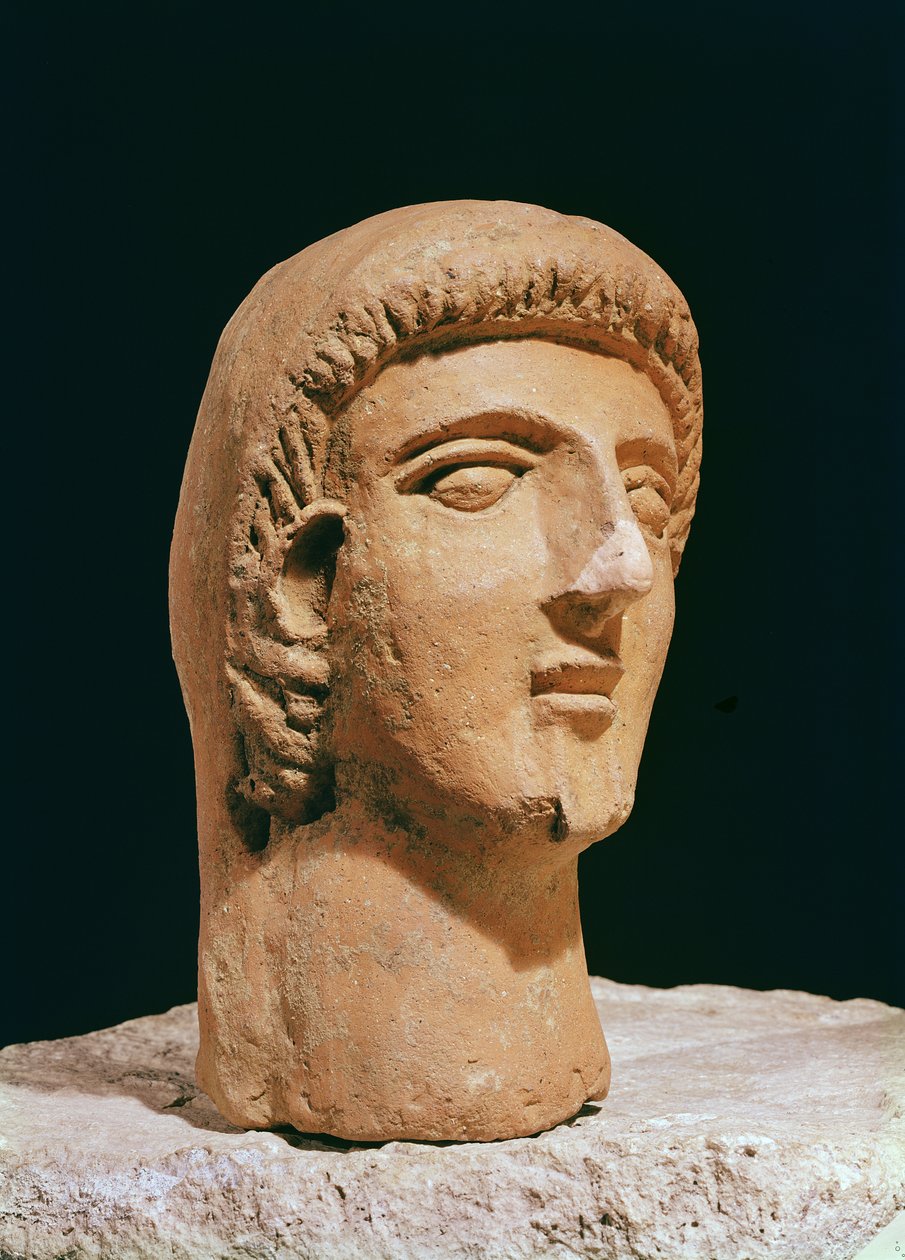Votivhode (terrakotta) av Etruscan