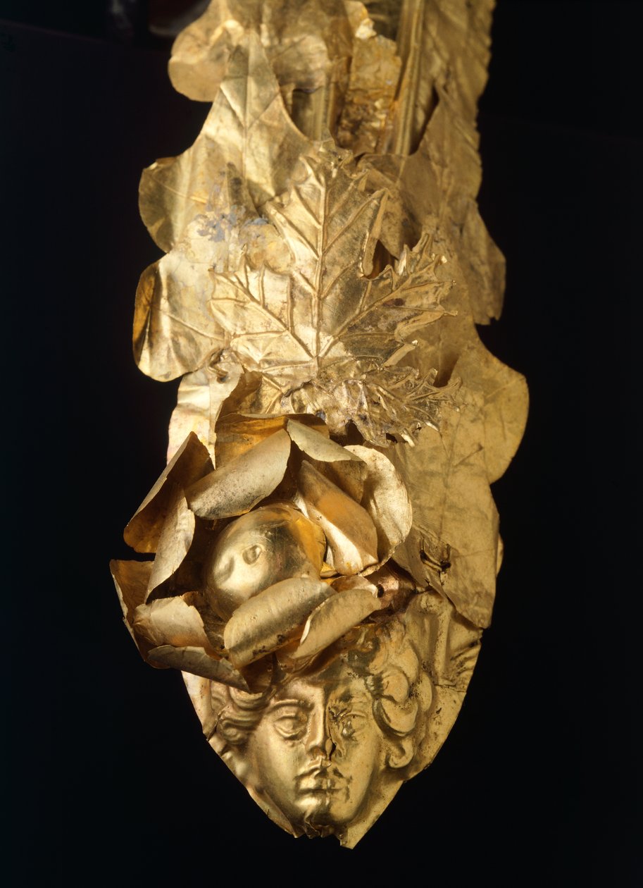 Diadem (krone), fra Spina (Emilia Romagna). Etruskisk sivilisasjon, 4. århundre f.Kr. av Etruscan