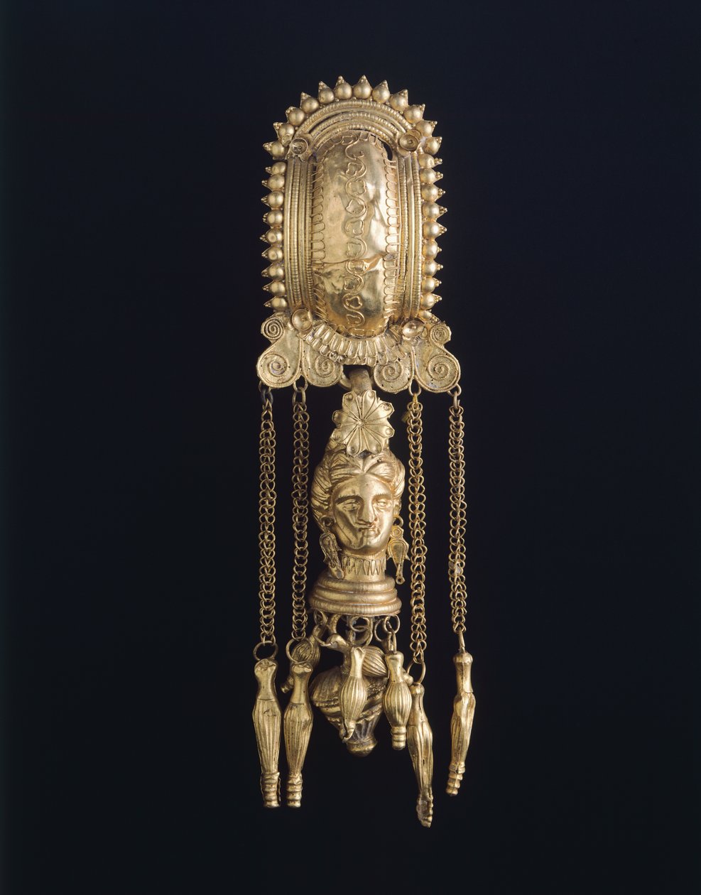 Øredobber, fra Todi (Umbria). Etruskisk sivilisasjon, 4. århundre f.Kr. av Etruscan