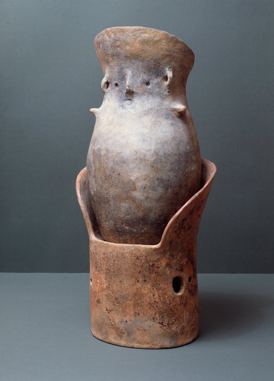 Etruskisk sivilisasjon, begravelsesritual: formet baldakin, 8. århundre f.Kr. Fra stedet til Bisenzio av Etruscan