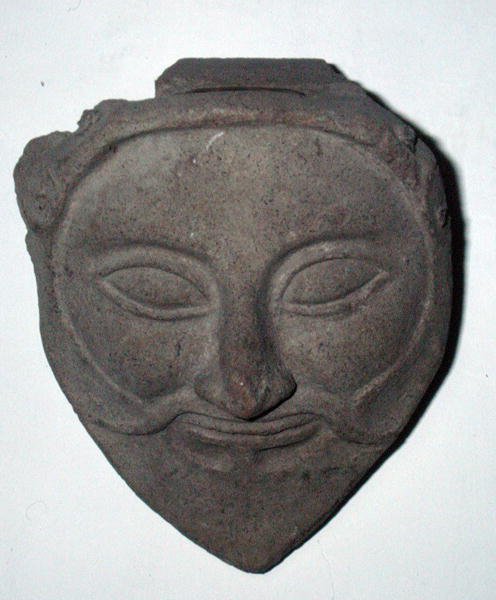 Maske (stein) av Etruscan Etruscan