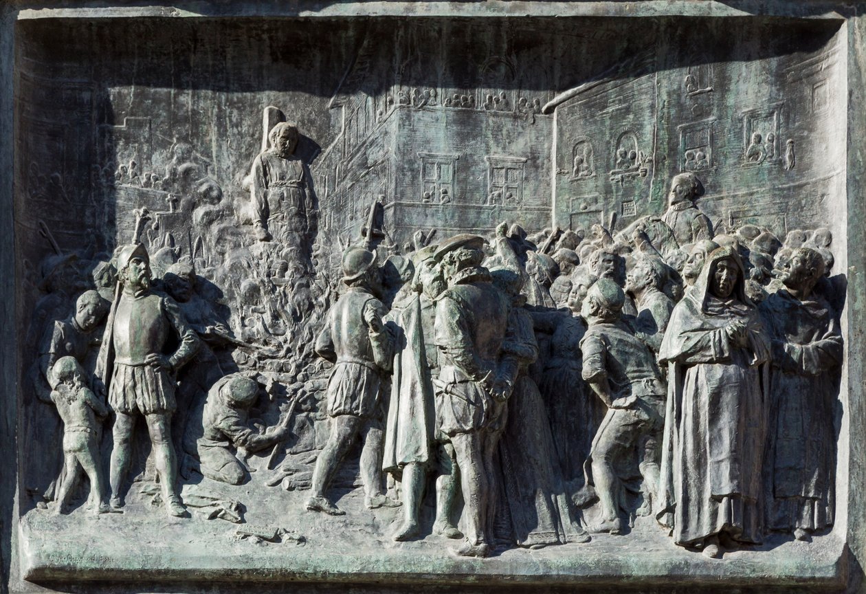 Giordano Bruno brent på bålet, Campo de