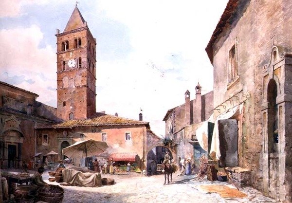 Utsikt over Piazza dell
