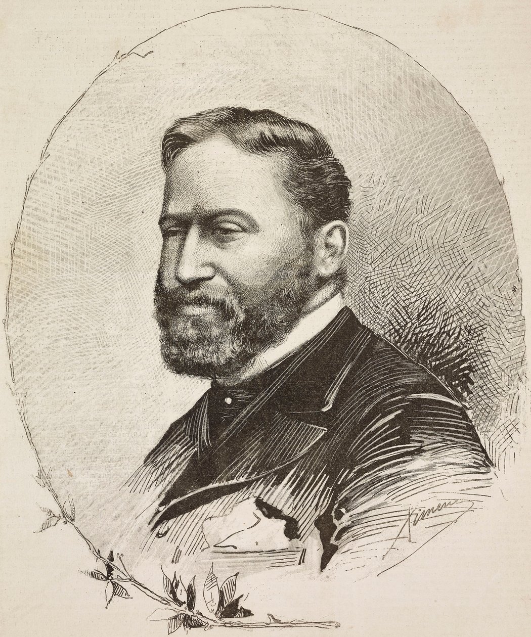 Portrett av Giuseppe De Nittis (1846-1884) av Ettore Ximenes