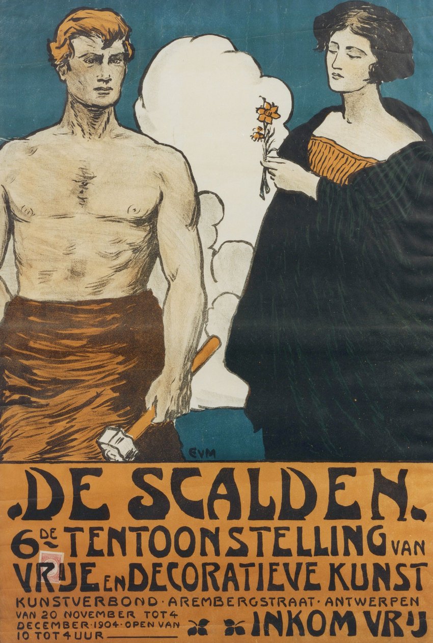 Sjette utstilling De Scalden av Eugeen van Mieghem