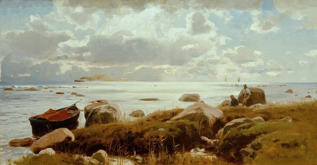 På Rügen-kysten av Eugen Felix Prosper Bracht