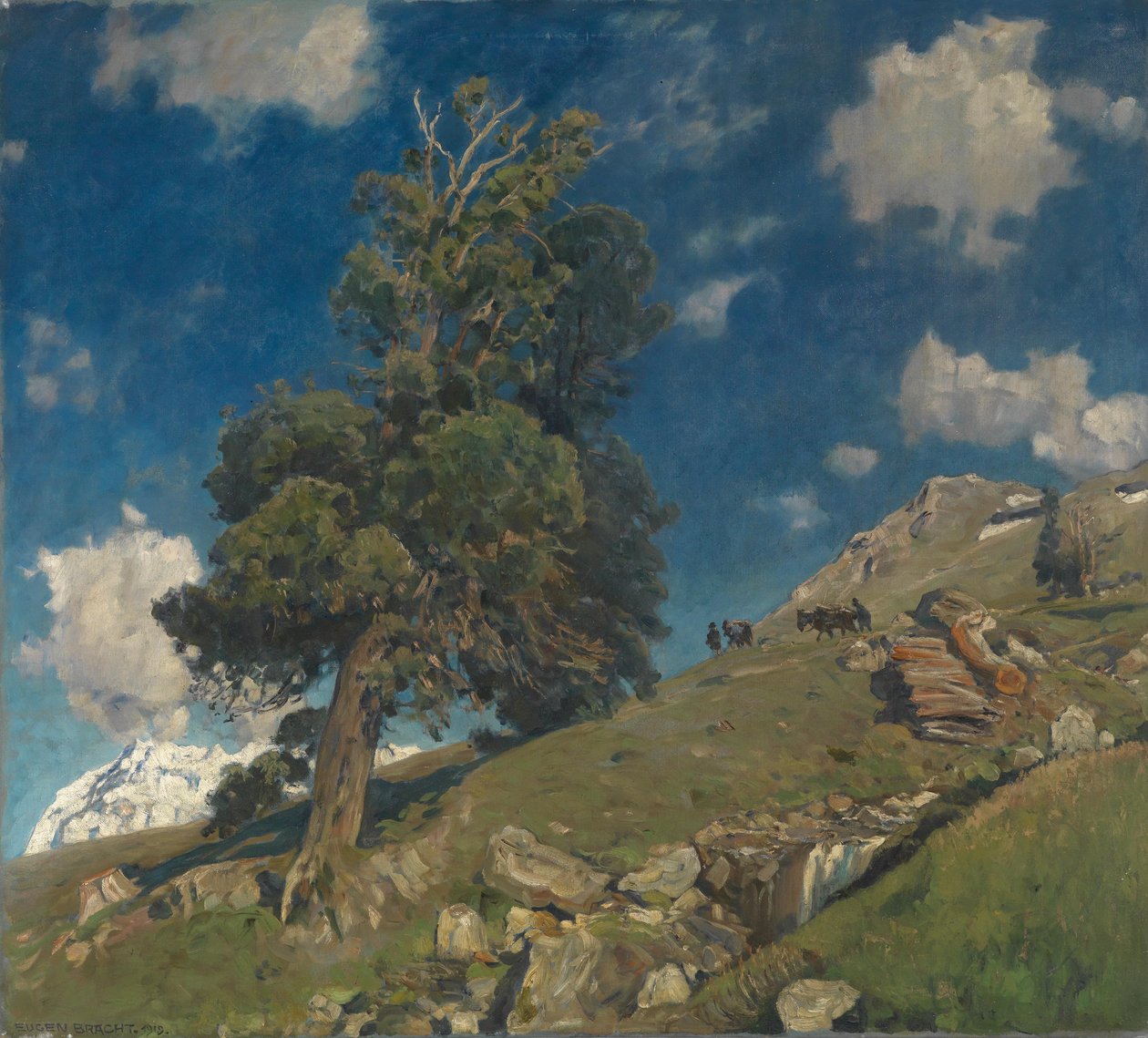 Eugen Felix Prosper tar med seg Monte Rosa og Arven av Eugen Felix Prosper Bracht