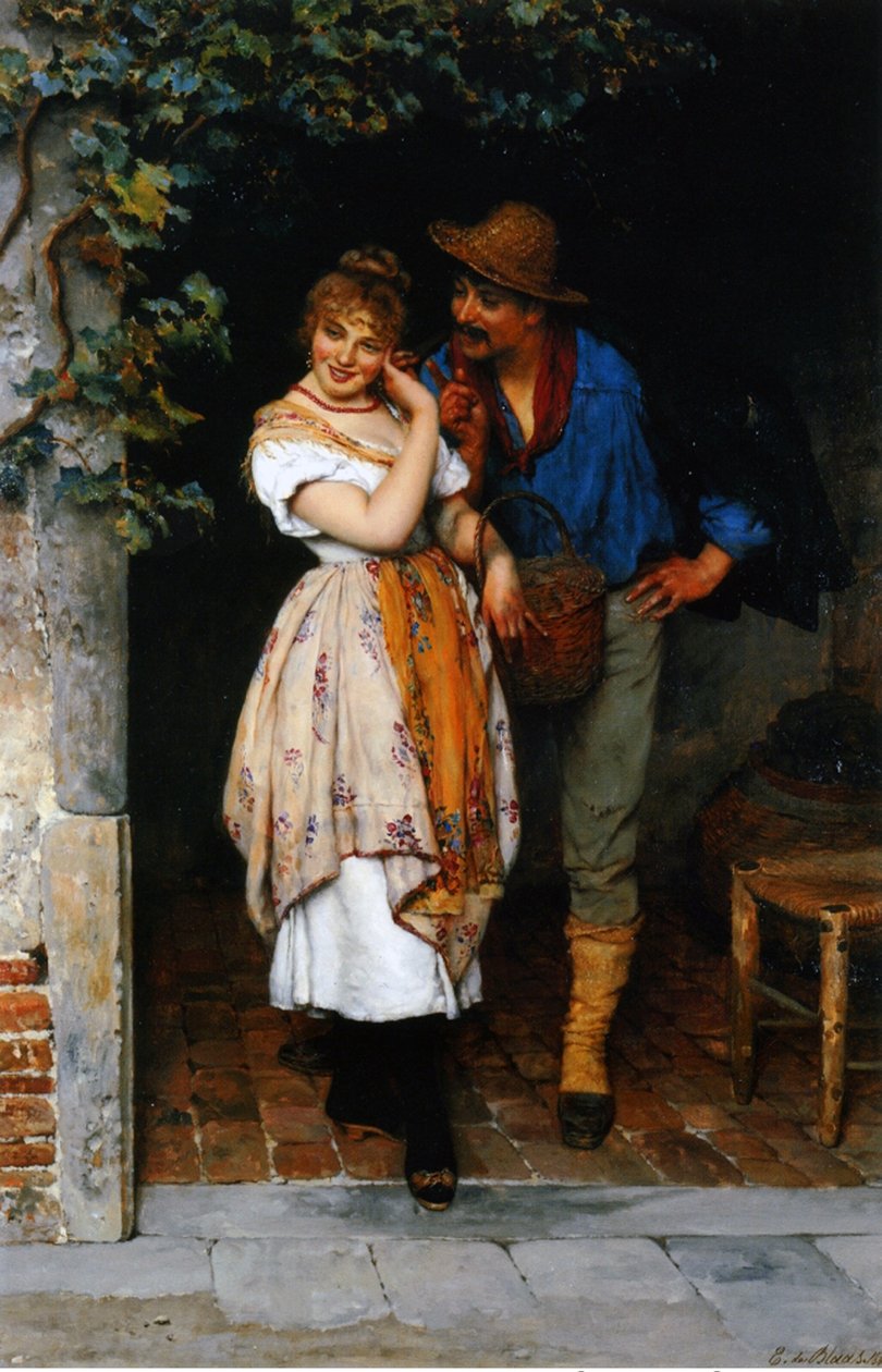 Parfrieri, 1887 av Eugen von Blaas