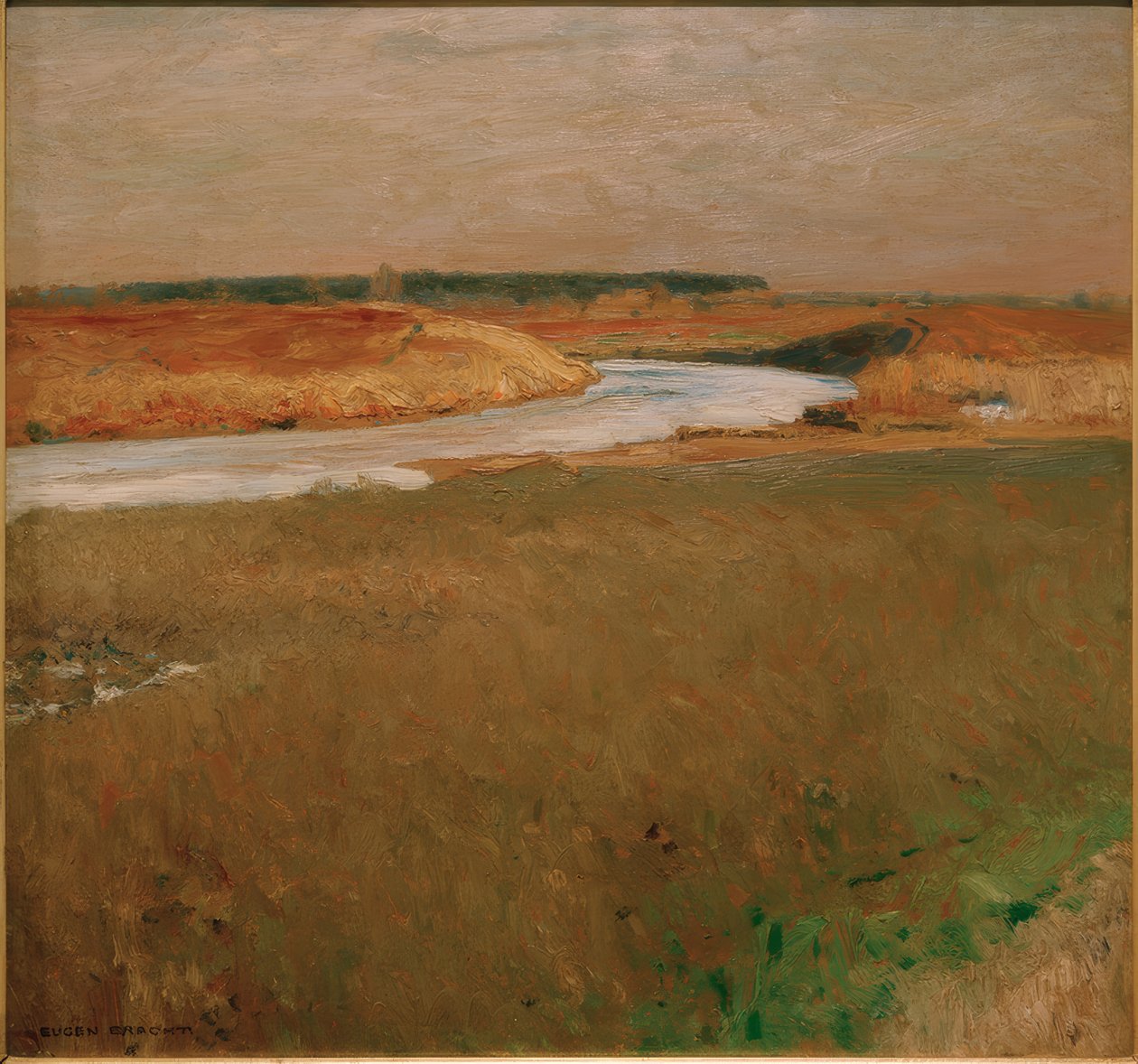 Kveld på Oberspree av Eugen Felix Prosper Bracht