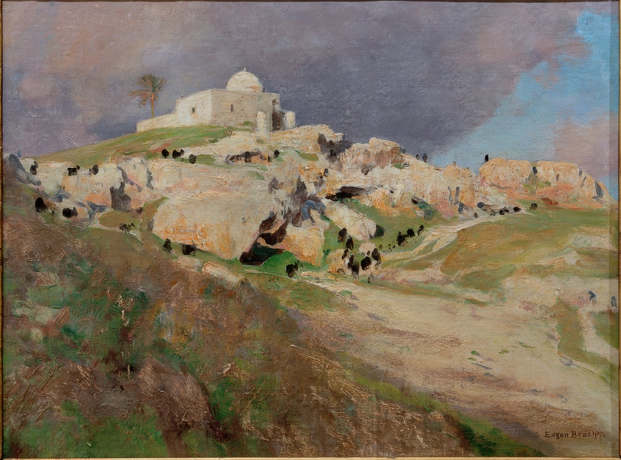 Området rundt Dødehavet av Eugen Felix Prosper Bracht