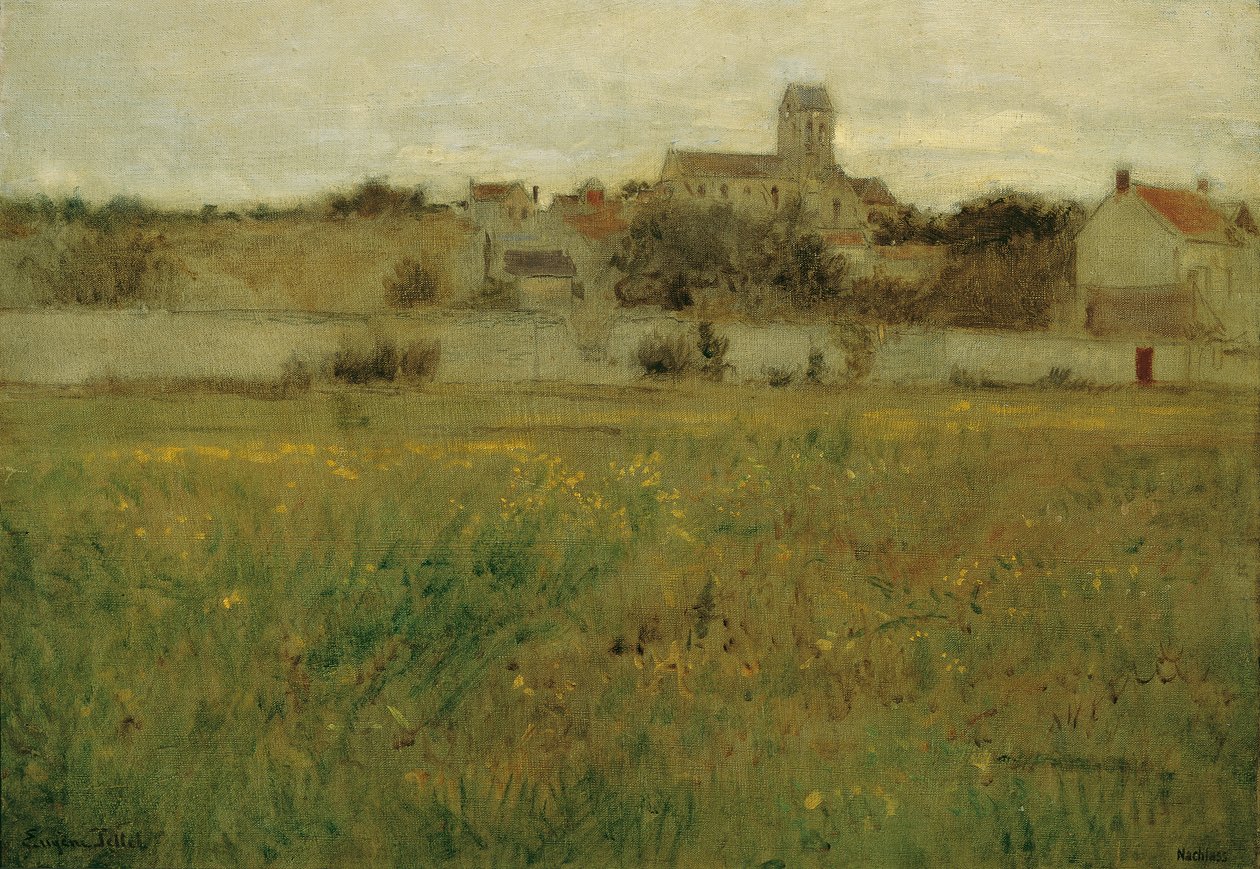 Ansicht von Auvers-sur-Oise av Eugen Jettel