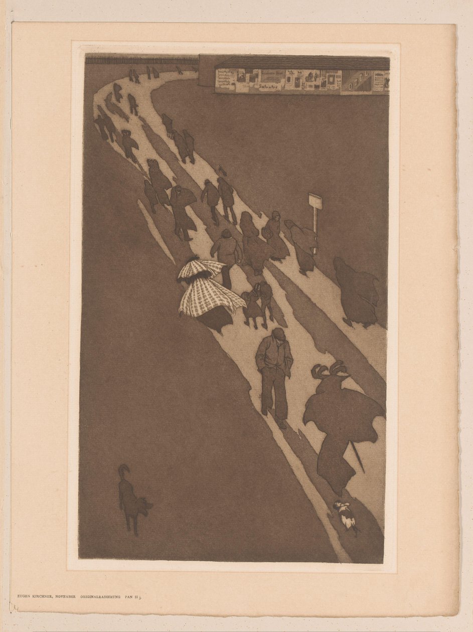 november (original tittel på objekt) av Eugen Kirchner