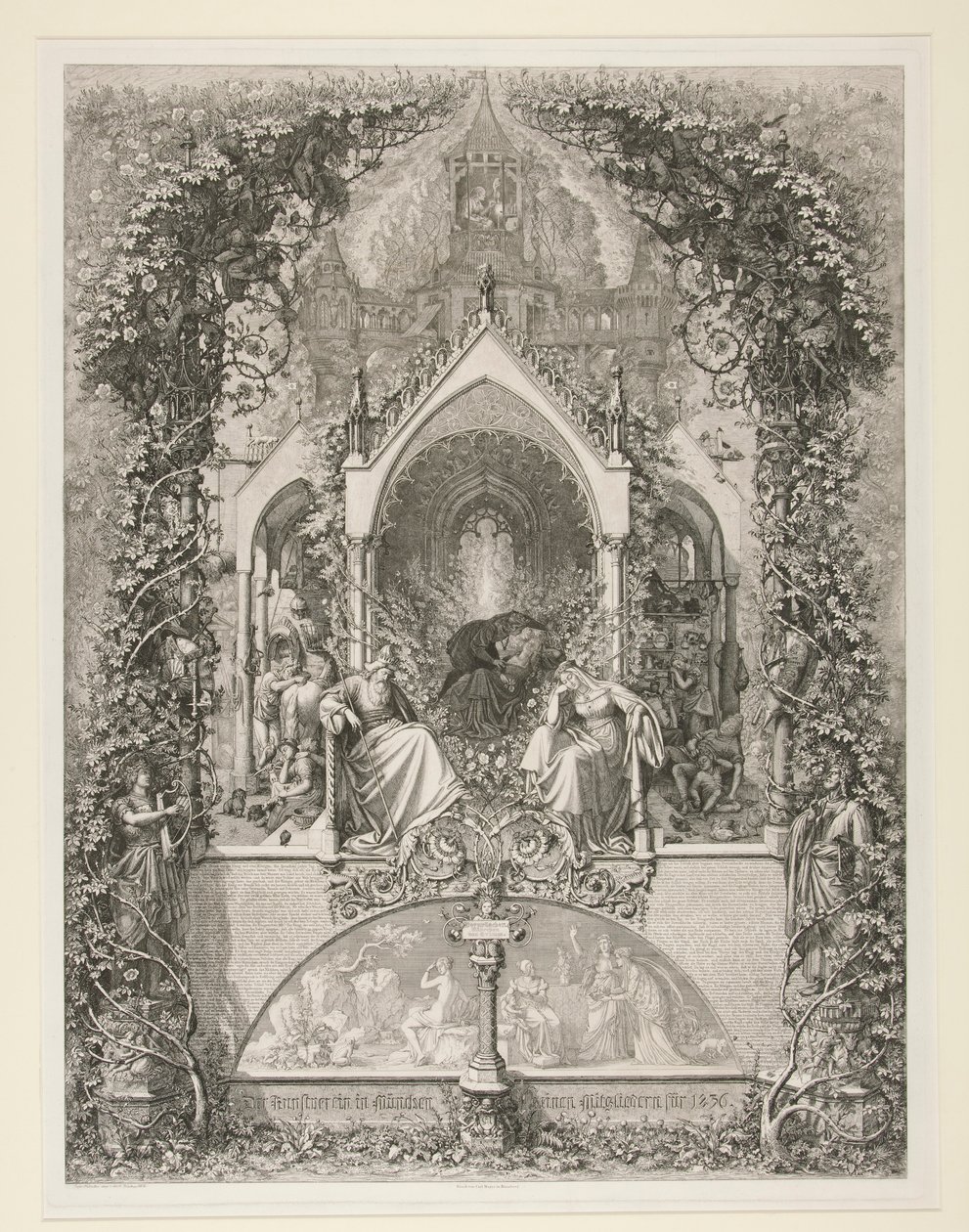 Dornrose. Maehrchen von Grimm. (Sleeping Beauty. Fairytale av Grimm) av Eugen Napoleon Neureuther