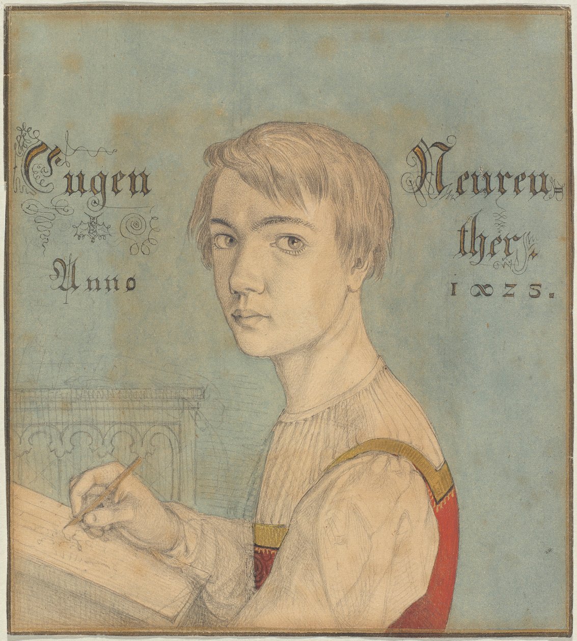 Selvportrett av Eugen Napoleon Neureuther