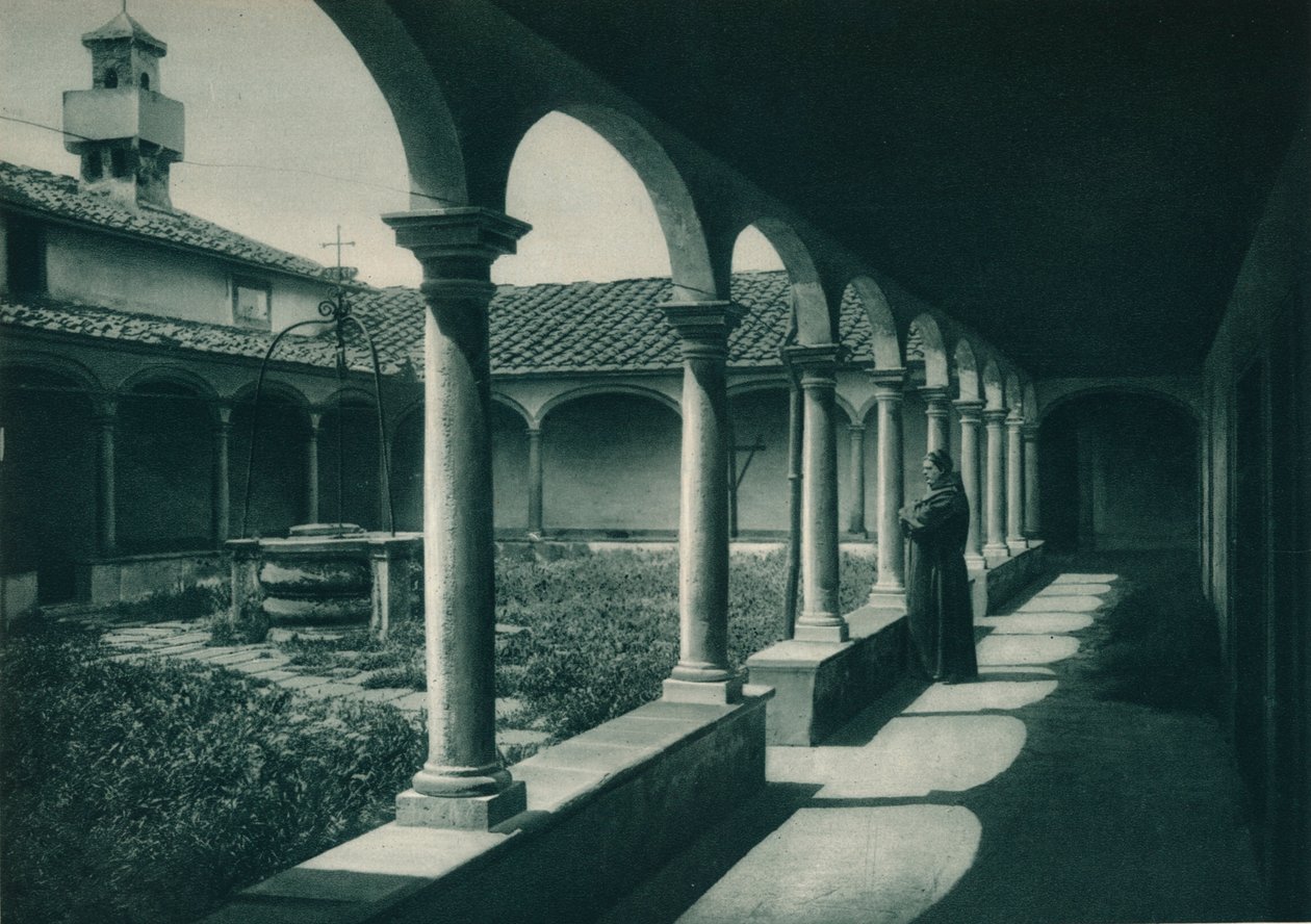 Kloster i et kloster, Firenze, Italia, 1927 av Eugen Poppel