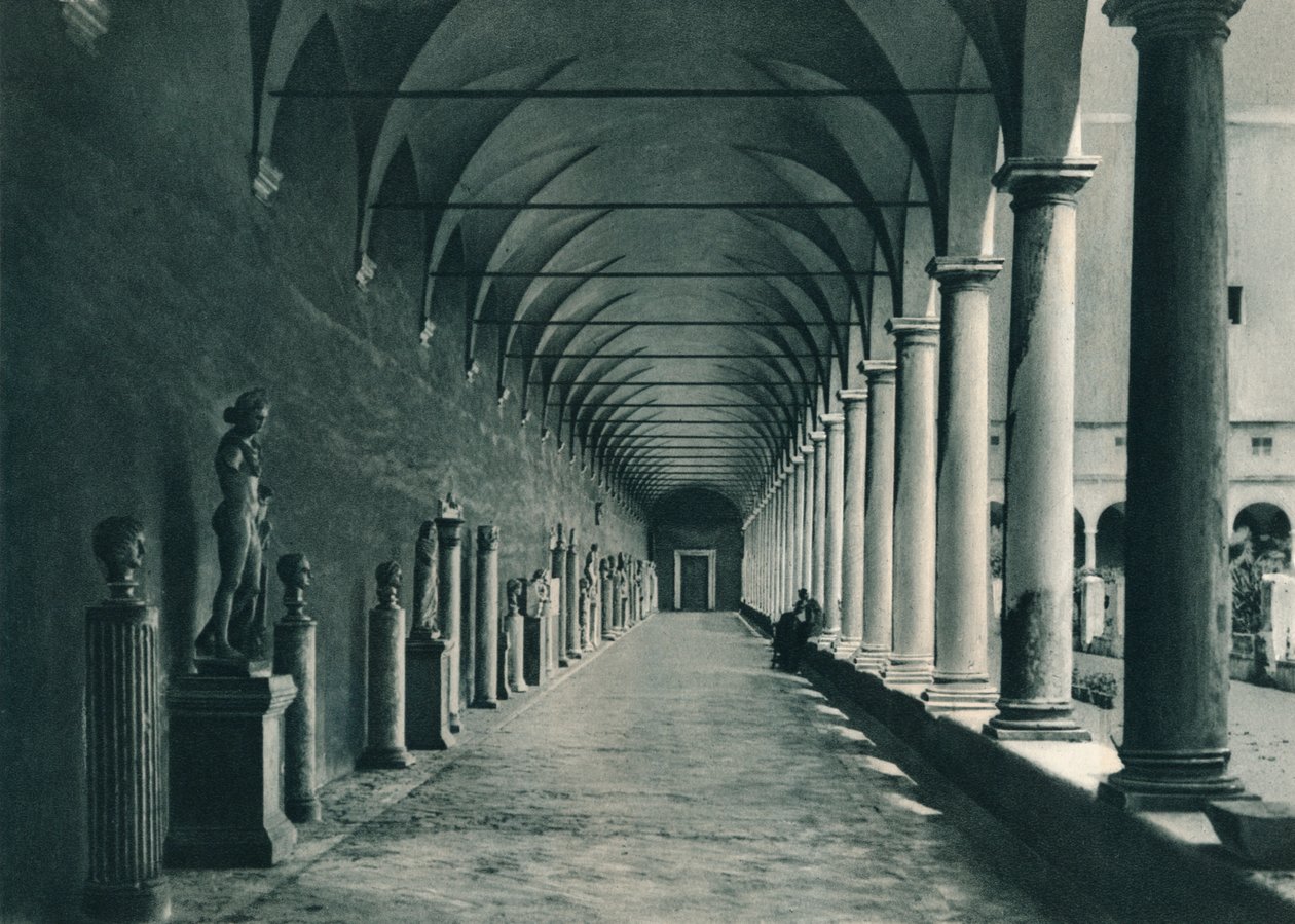 Kloster i museet for Diocletians bad, Roma, Italia, 1927 av Eugen Poppel