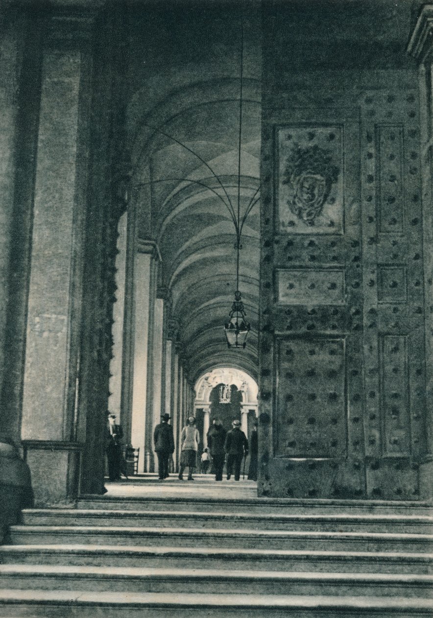 Inngangen til Vatikanet fra Petersplassen, Roma, Italia, 1927 av Eugen Poppel