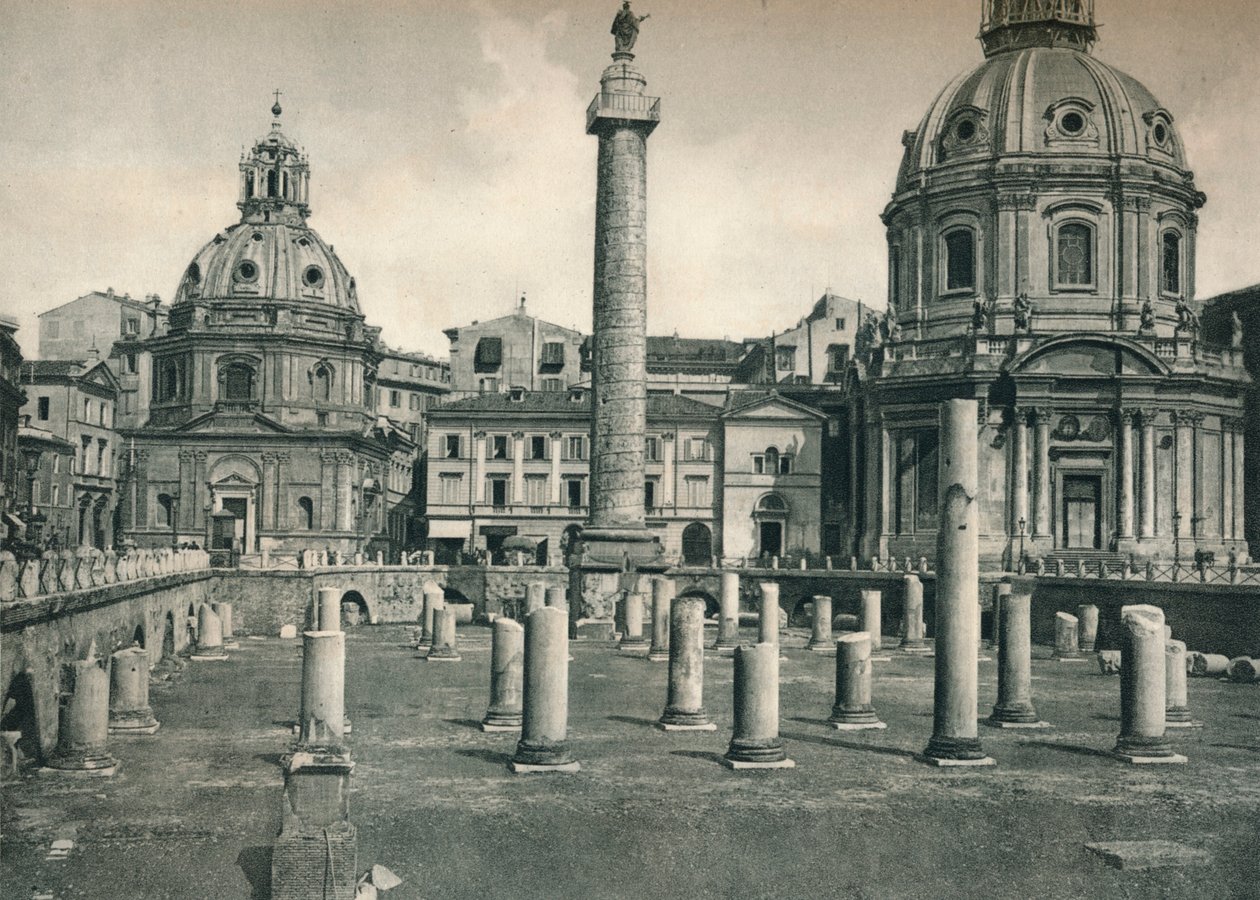 Forum of Trajan, Roma, Italia, 1927 av Eugen Poppel