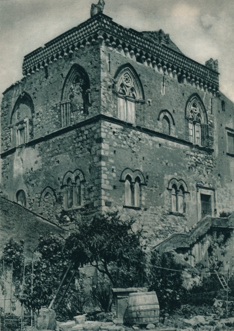 Hus fra tiden for islamsk styre, Taormina, Sicilia, Italia, 1927 av Eugen Poppel