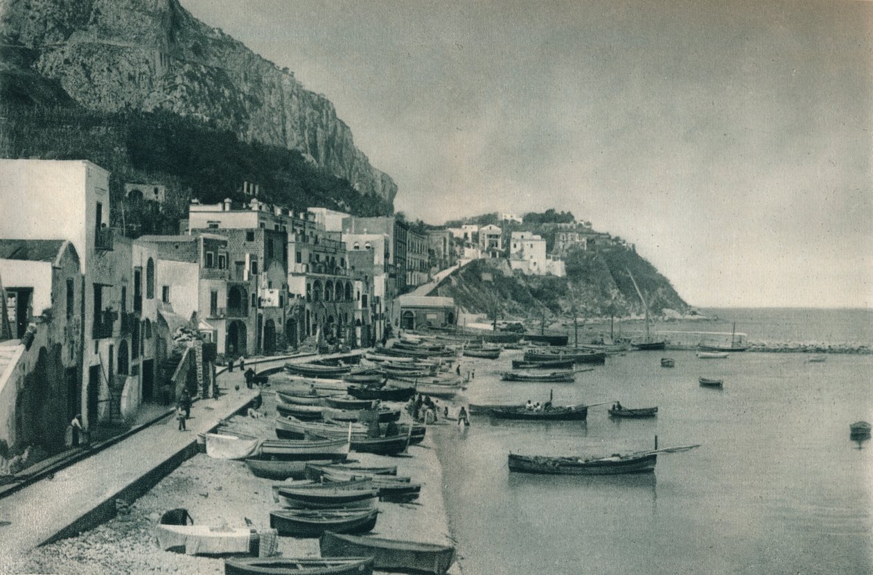 Marina Grande, Capri, Italia, 1927 av Eugen Poppel