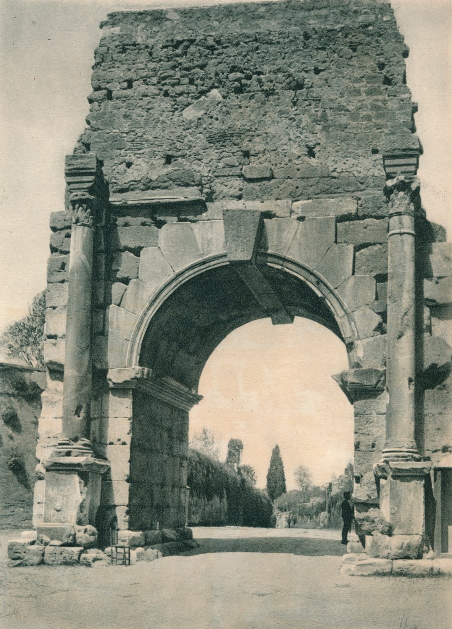Drusus-buen, Roma, c1926 1927 av Eugen Poppel