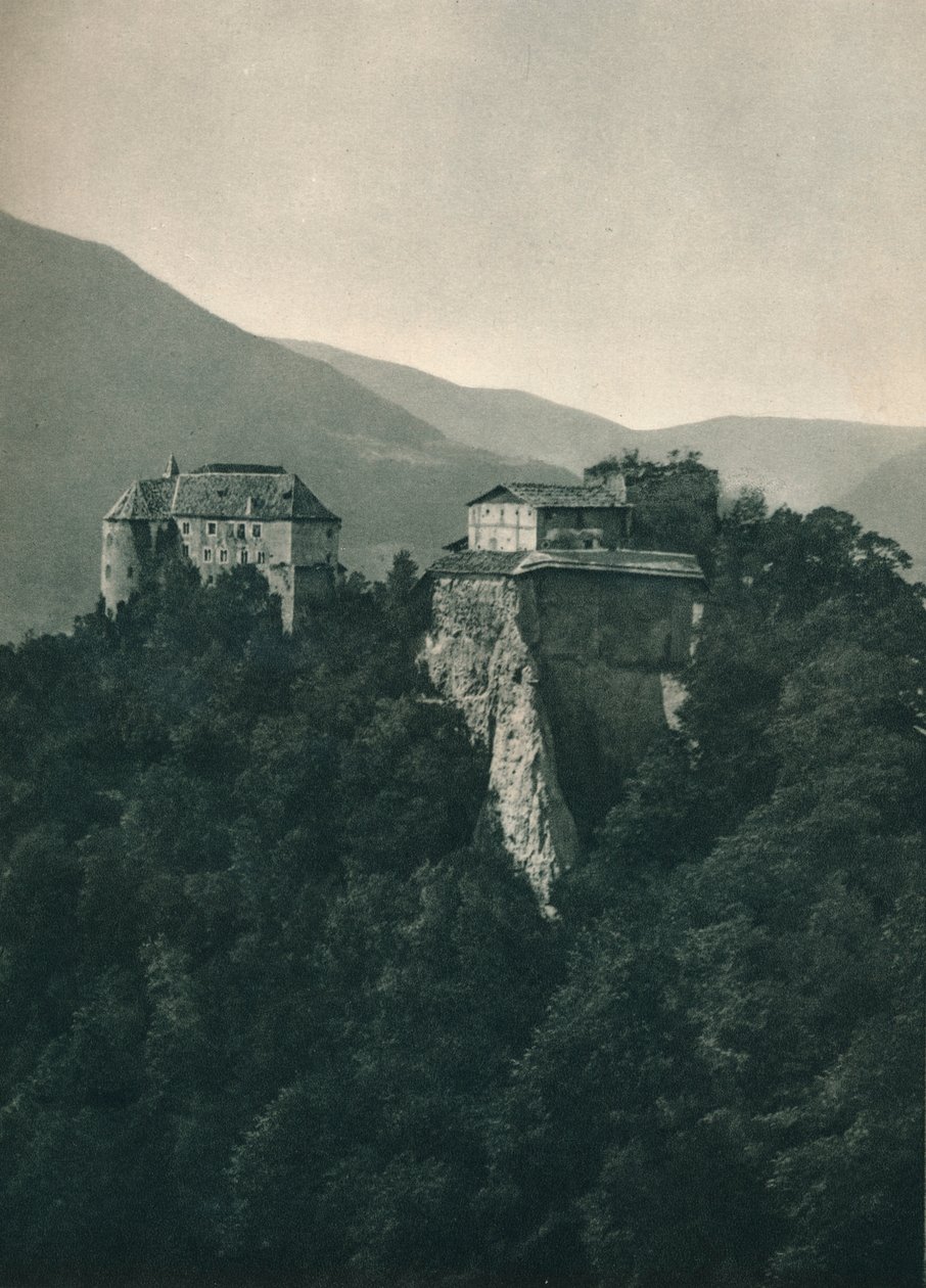 Tyrol Castle, Merano, Sør-Tirol, Italia, 1927 av Eugen Poppel