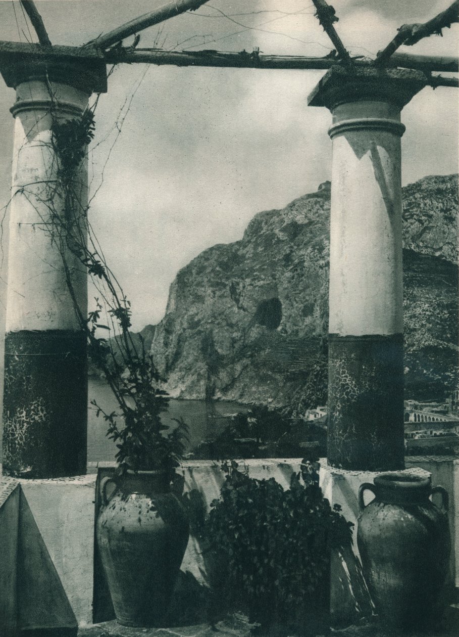 Utsikt over Monte Solaro, Capri, Italia, 1927 av Eugen Poppel