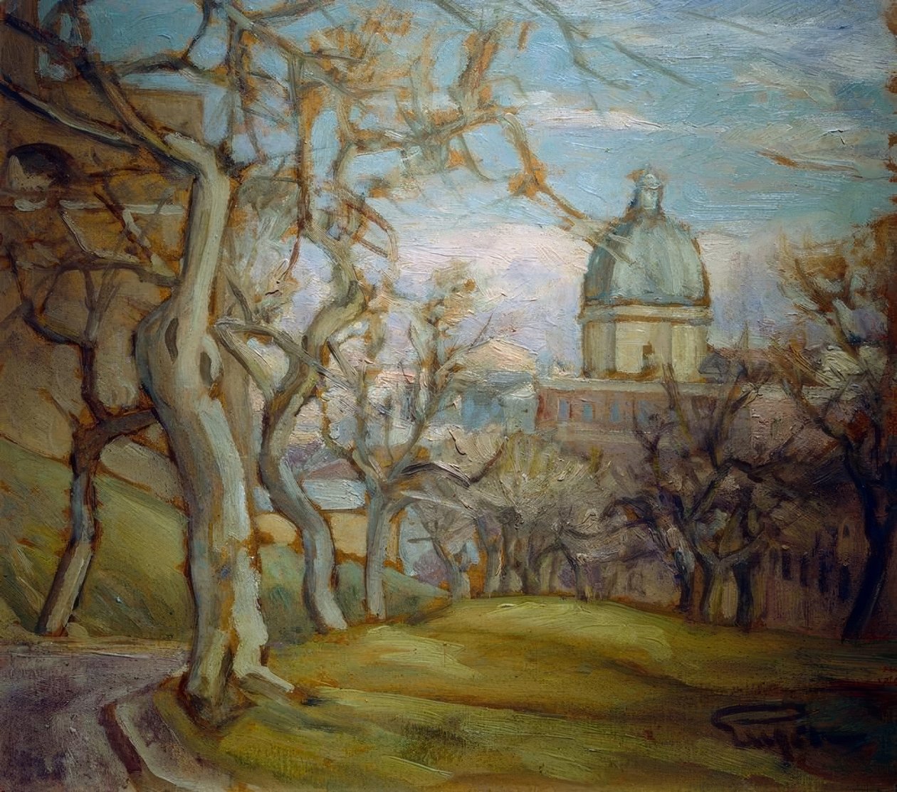 Nedenfor Monte Gianicolo av Eugen Prinz von Schweden