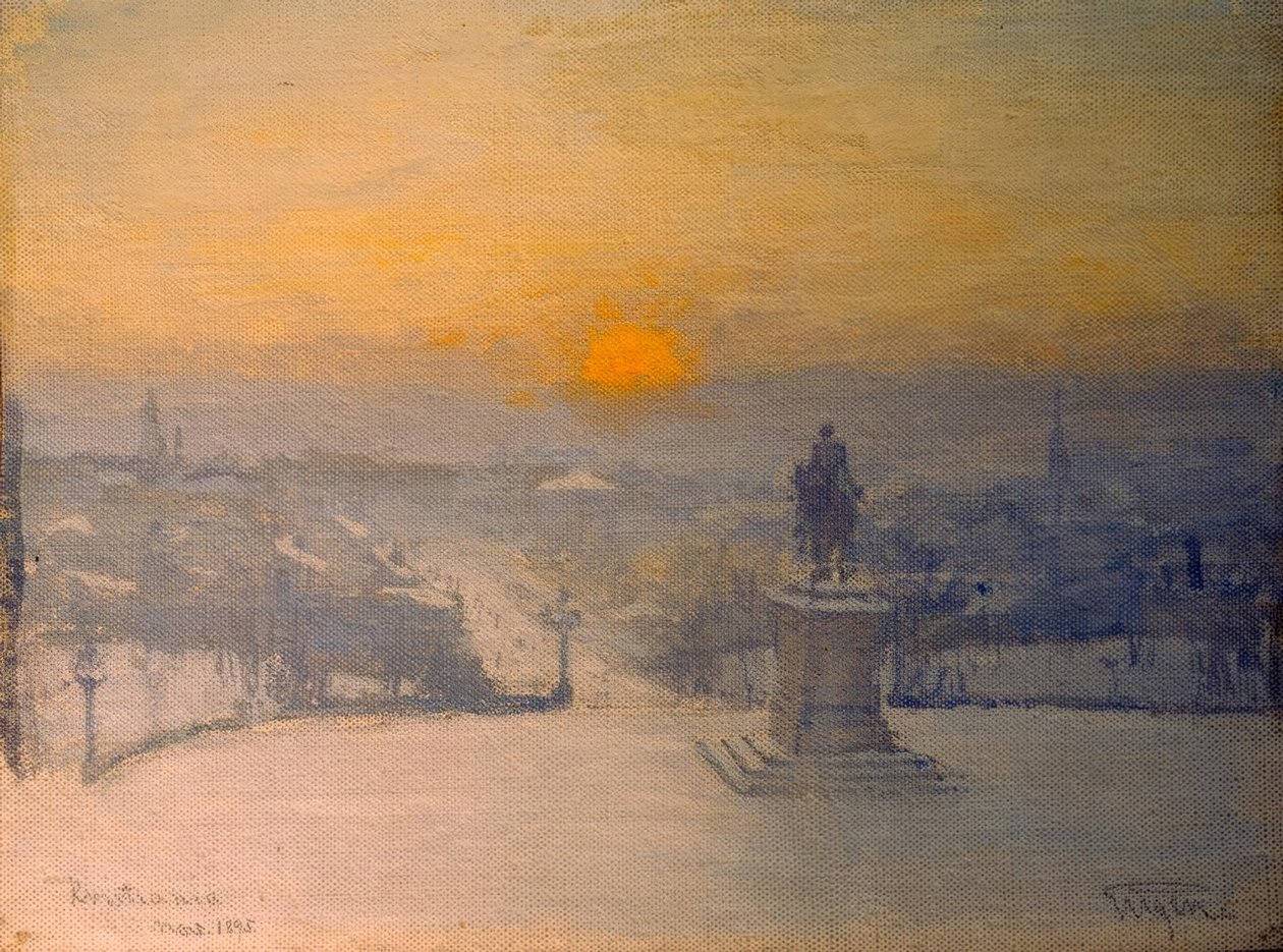 Soloppgang, Kristiania av Eugen Prinz von Schweden