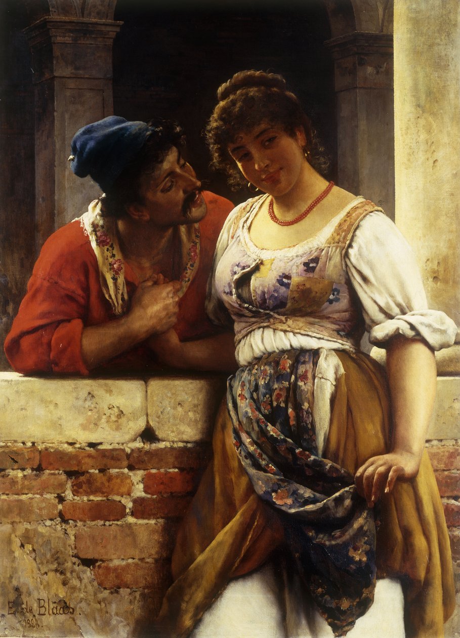Forslaget, 1888 av Eugen von Blaas