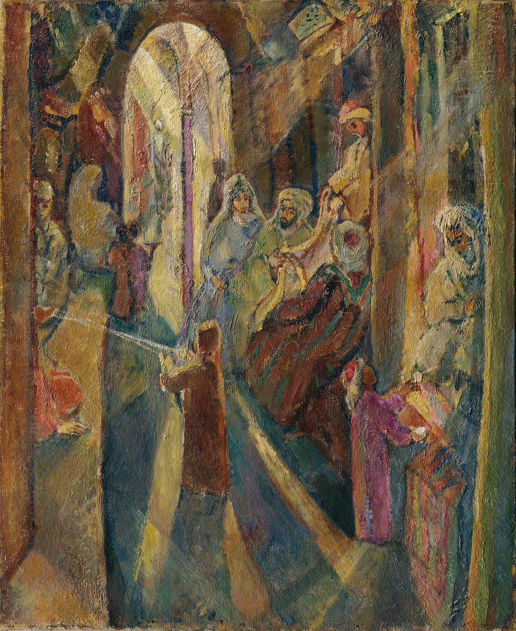 Bazar im Orient av Eugen von Kahler