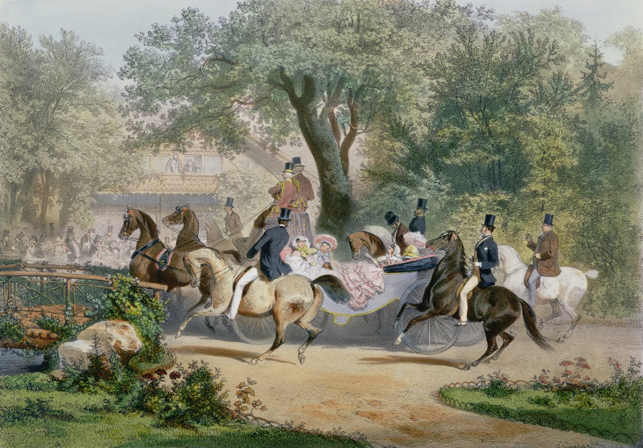 Skogvandring av Eugene Charles Francois Guerard