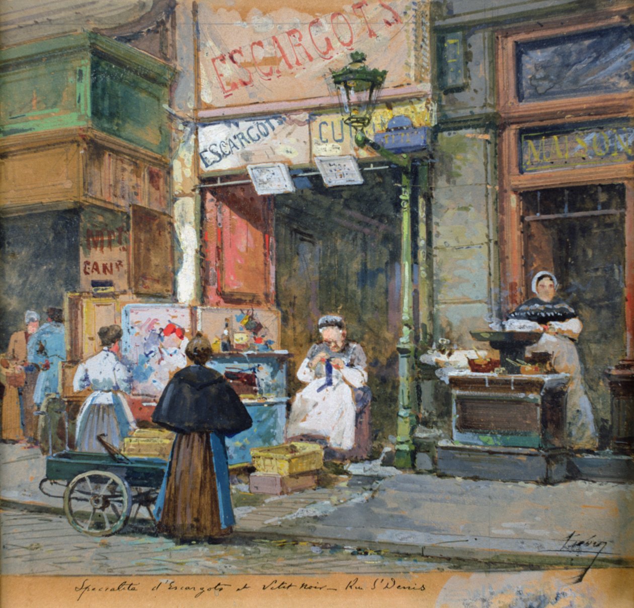 Snegleselgeren av Eugene Galien Laloue