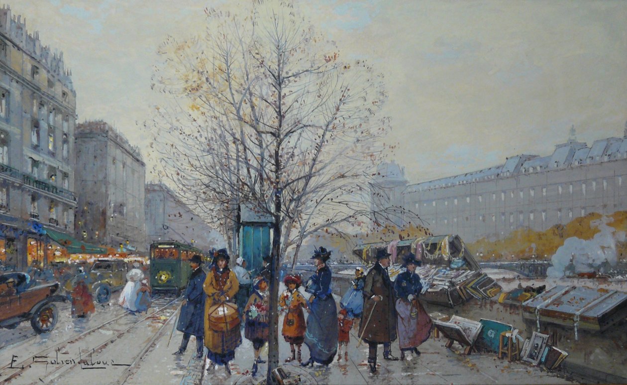 Bokhandlere av Eugene Galien Laloue