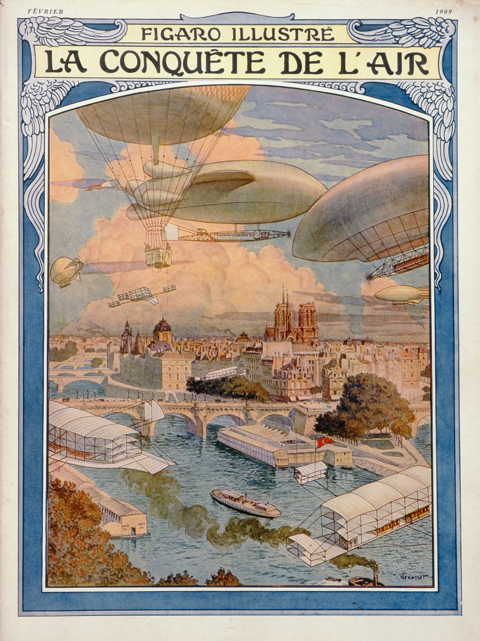 Erobringen av luften, 1909 av Eugene Grasset