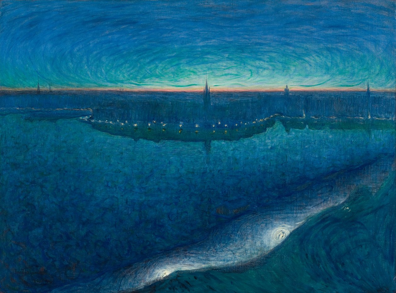 Daggry over Riddarfjarden Daggry over Riddarfjarden av Eugène Jansson