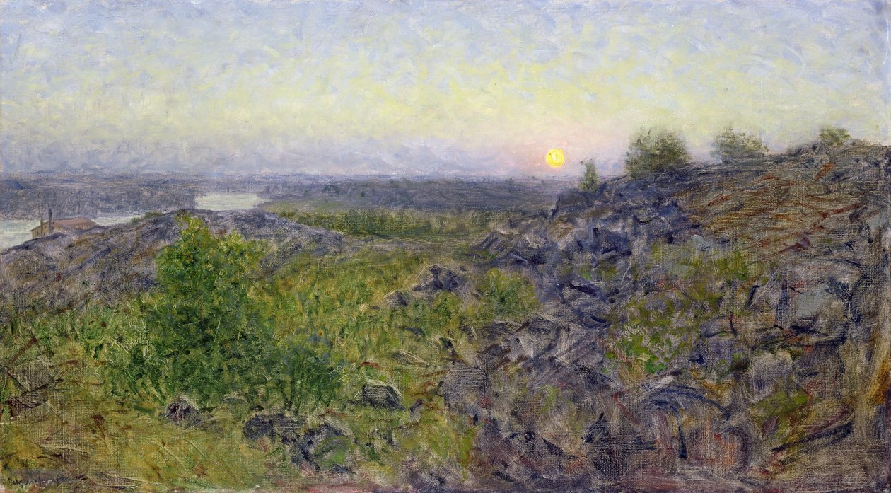 Kveld på Tantobergen, 1893 av Eugène Jansson