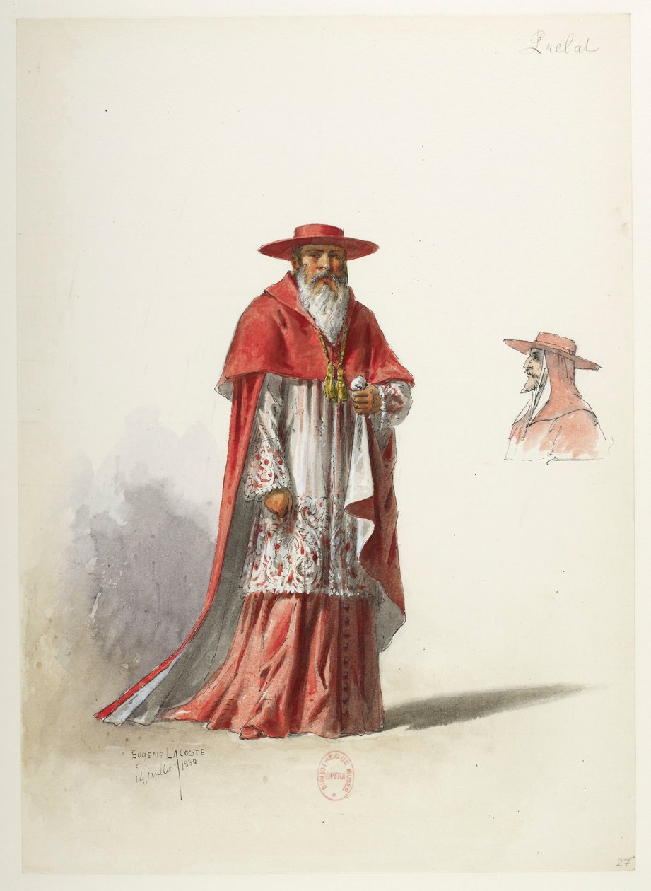 Saint -Saëns - Henry VIII - Kostymemodeller - Lacoste - 27 av Eugene Lacoste