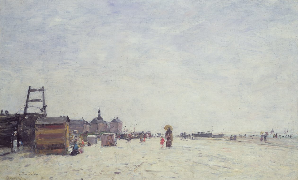Berck-Plage, 1890 av Eugene Louis Boudin