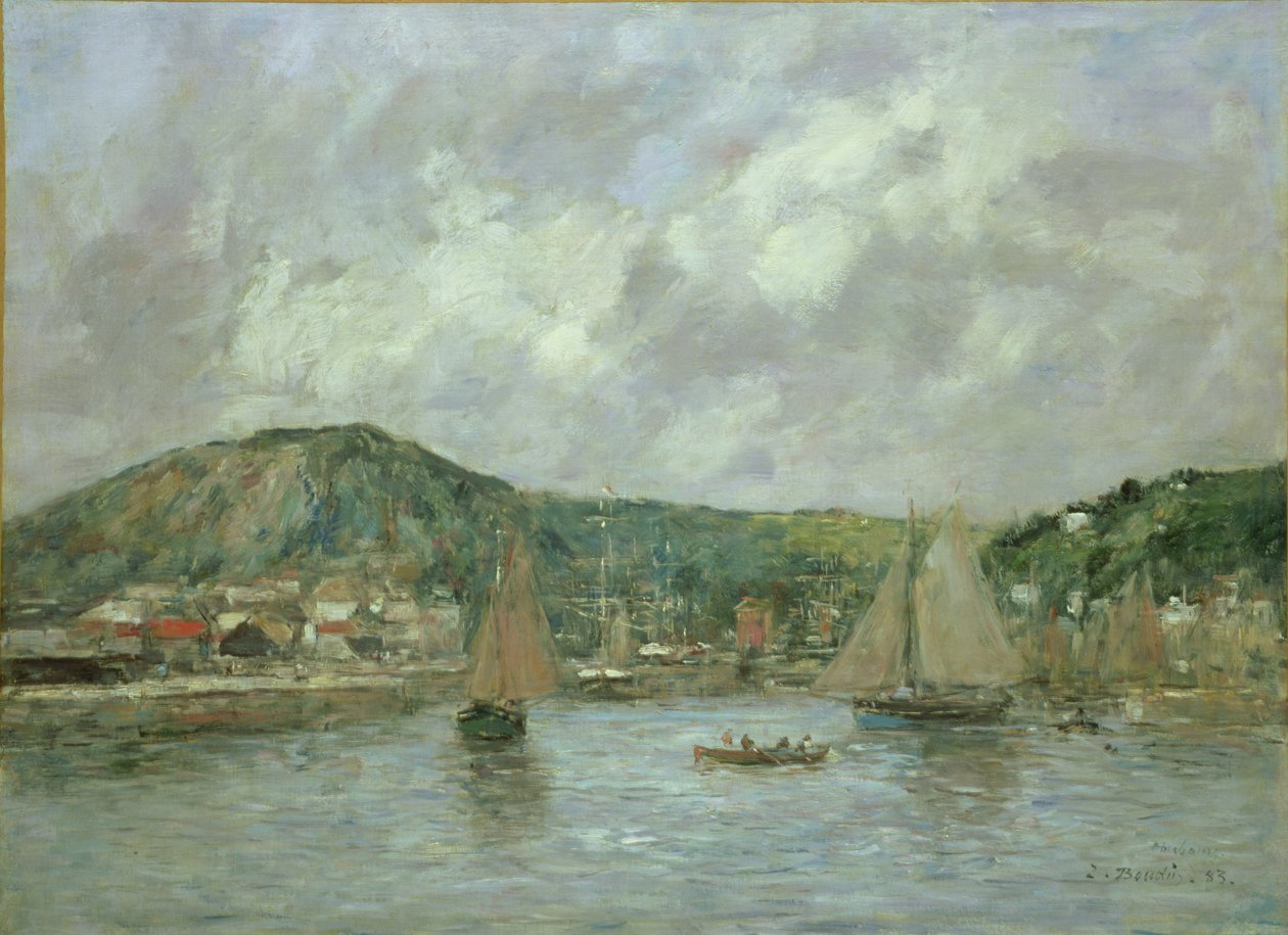 Cherbourg, 1883 av Eugene Louis Boudin