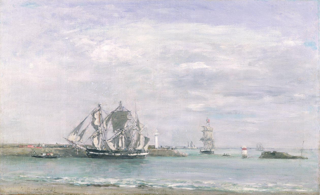 Portrieux av Eugene Louis Boudin