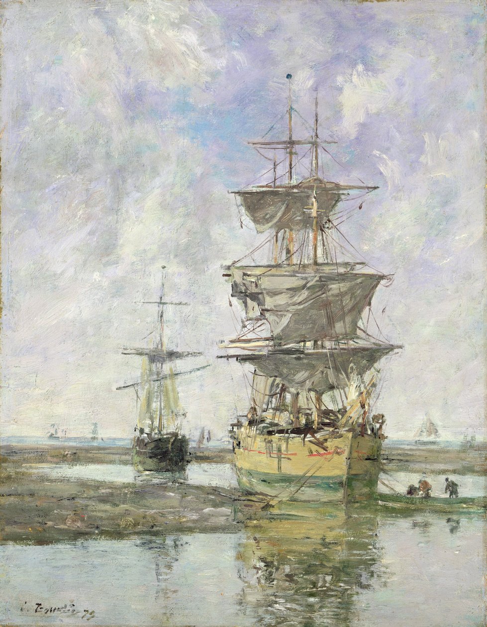 Det store skipet, 1879 av Eugene Louis Boudin