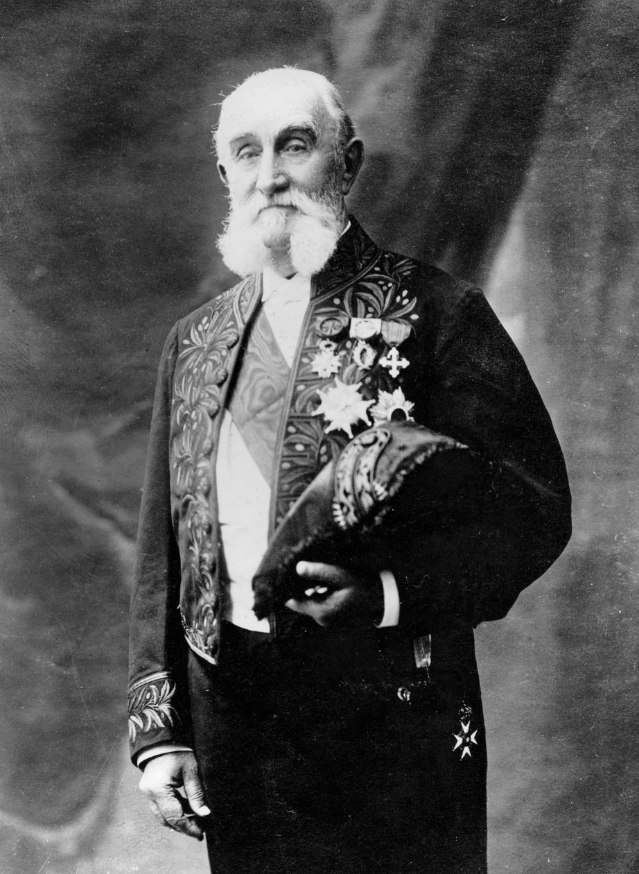 Portrett av Alfred Grandidier, ca. 1885 av Eugene Pirou