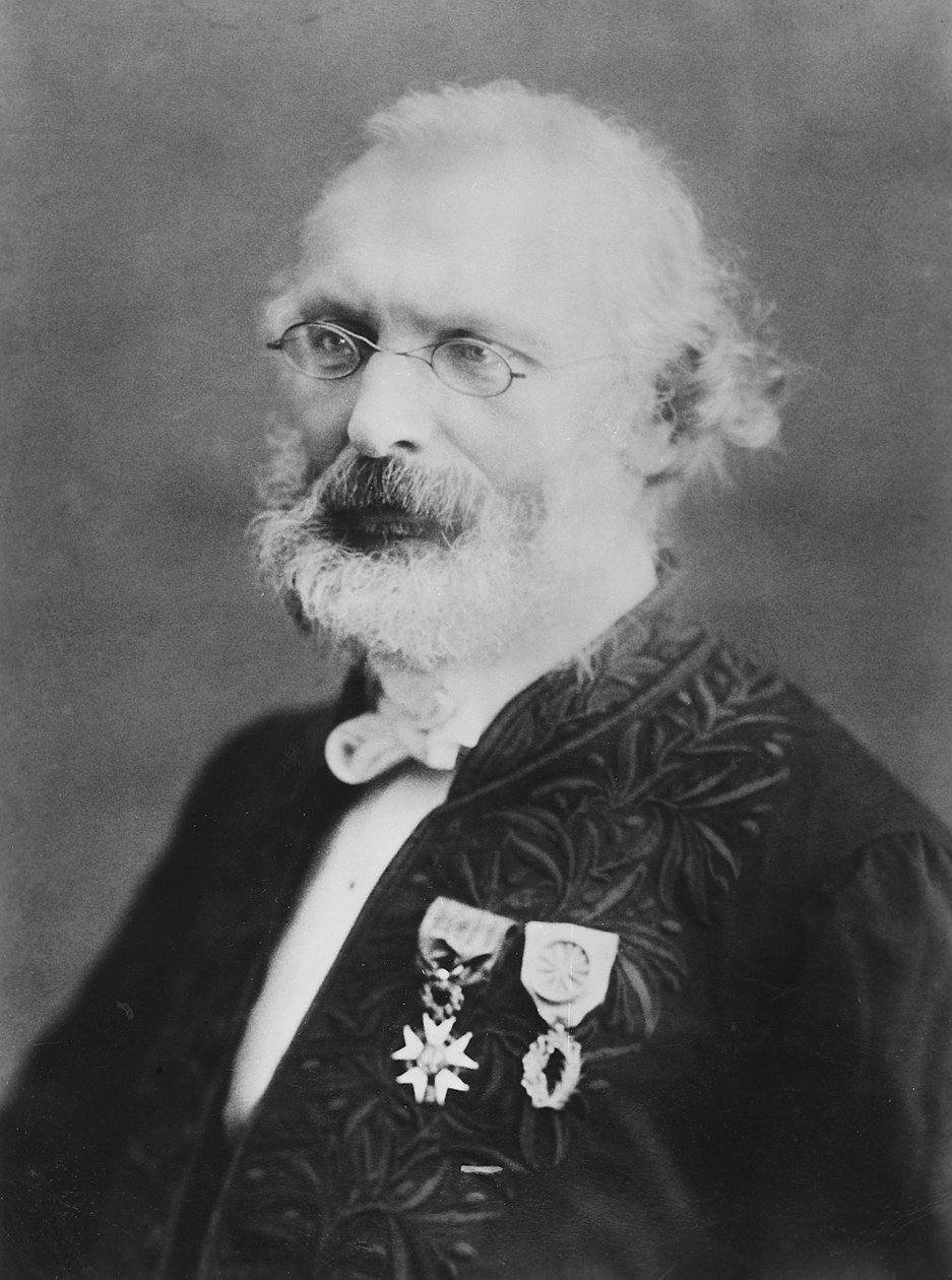 Portrett av Frédéric Passy av Eugene Pirou